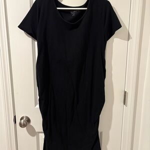 Black Short Sleeve Dress Maternity